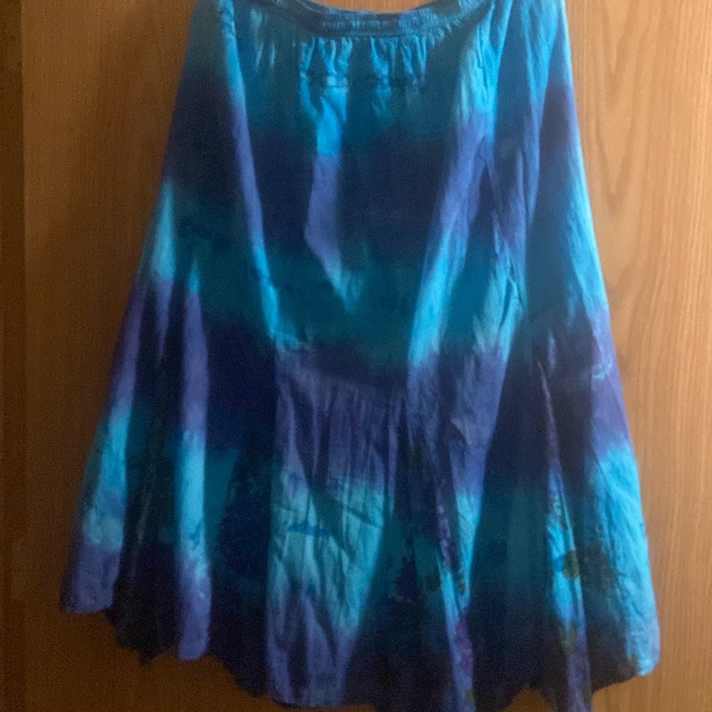 New Jane Ashley tye dye skirt